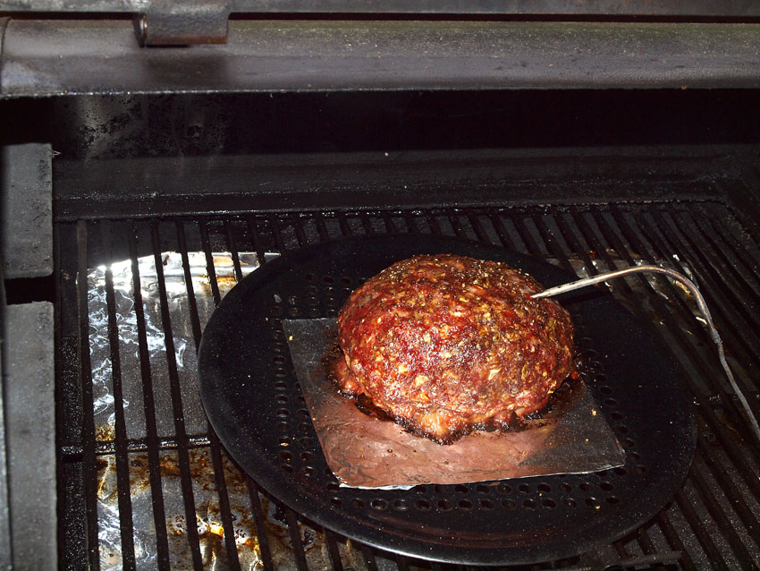 Pellet Smoker Cooking Cabbage Meatloaf & Steamed Veggies