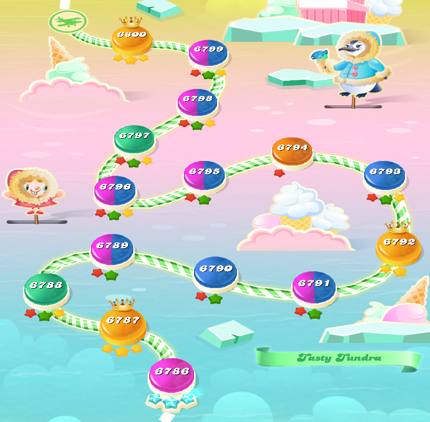 Candy Crush Saga level 6786-6800 Candy Crush Saga level 6786-6800