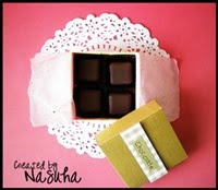 ::Homemade chocolate with box::
