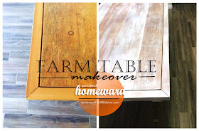 farmhouse table makeover