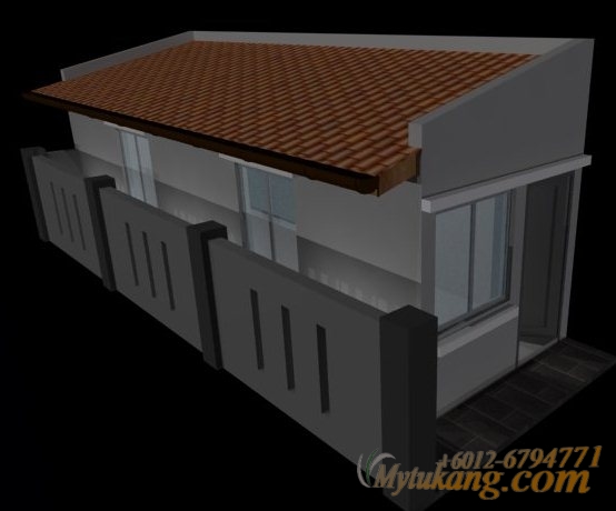 CONTOH UBAHSUAI DAPUR TAMBAHAN RUMAH TERES 2 TINGKAT ~ Tukang