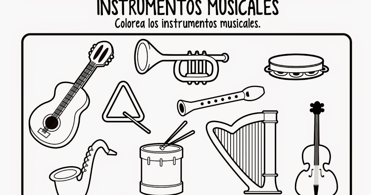 Imagenes De Instrumentos Musicales Para Imprimir