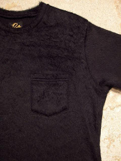 NEEDLES WOMEN "Short Sleeve Long Shirt in Black Acrylic Shaggy" Fall/Winter 2015 SUNRISE MARKET