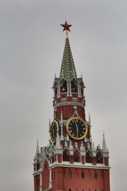Torre de el Salvador en la Muralla del Kremlin