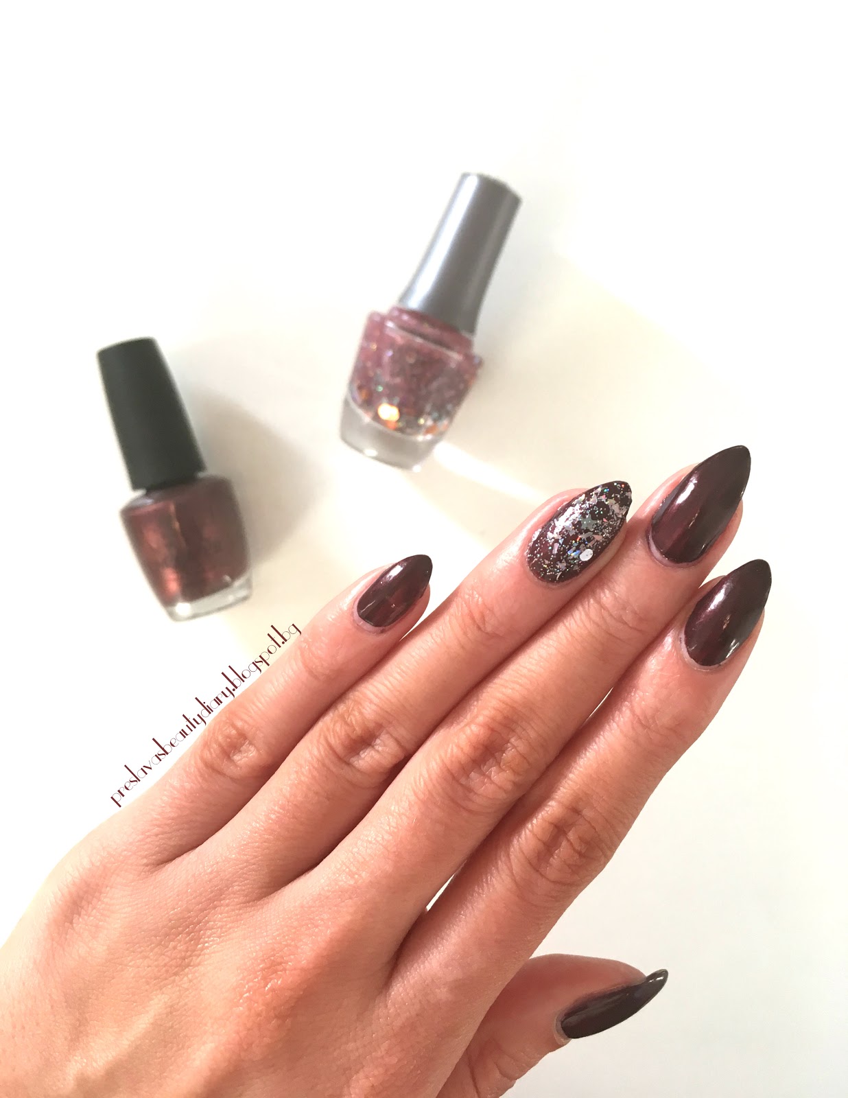 Preslava's Beauty Diary: NOTD: OPI Sleigh Ride For Two & Morgan Taylor Over  The Top Pop (EN)