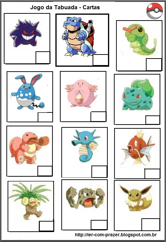 Ler com prazer: Pokémon Go - Algumas Sugestões Para Trabalhar na Sala de  Aula.
