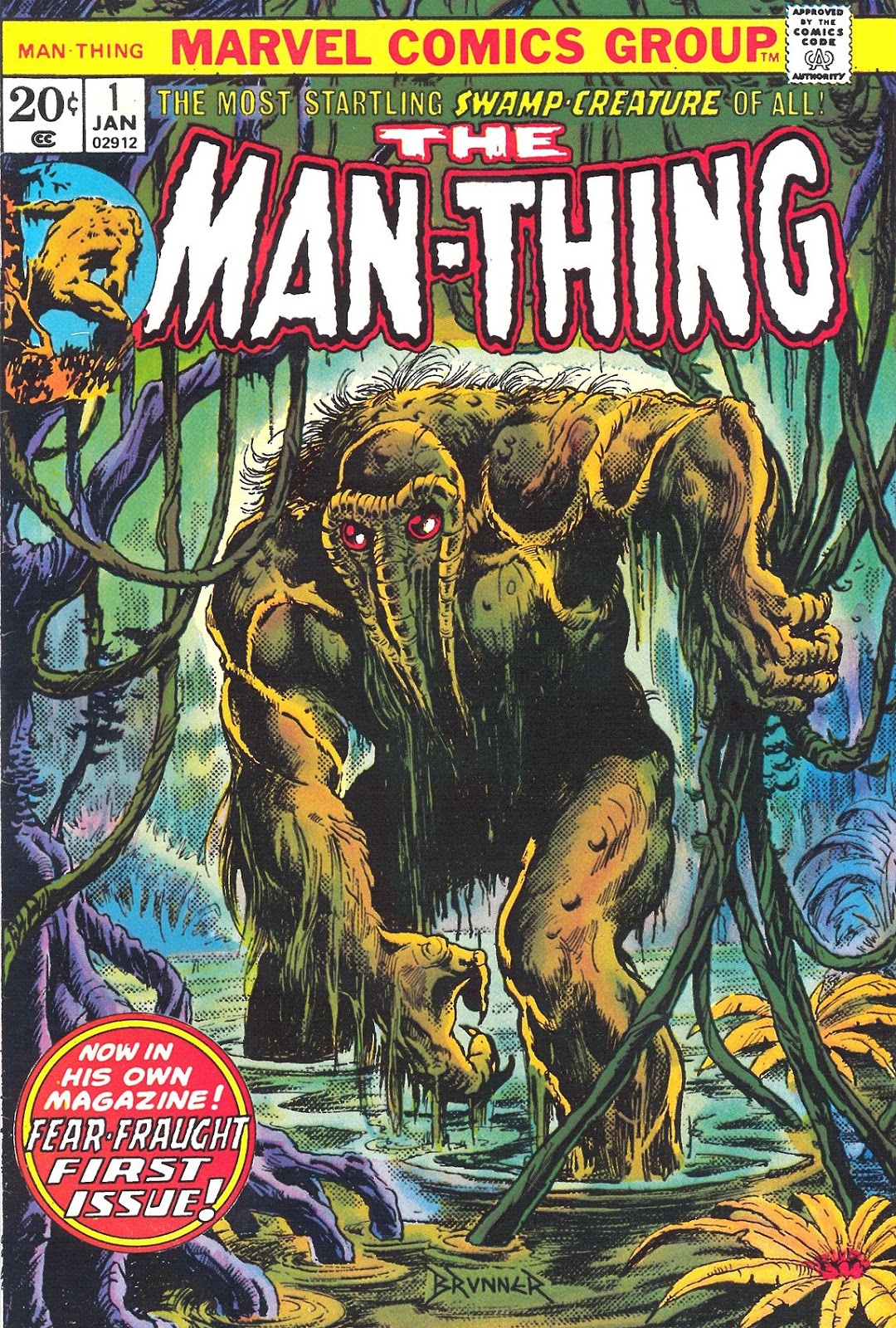 MONSTER MAGAZINE WORLD: MARVEL'S MAN-THING ORIGINAL ART