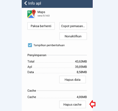 menghapus cache pada android menghapus cache pada android