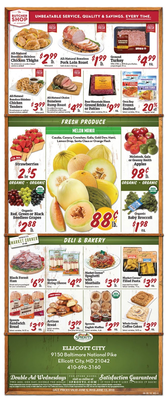 sprouts weekly ad june 6 13 2018 view weekly ad sprouts weekly sales flyer