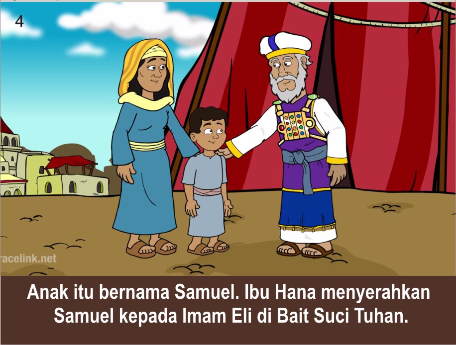 Komik Alkitab Anak: Samuel Mendengar Suara Tuhan
