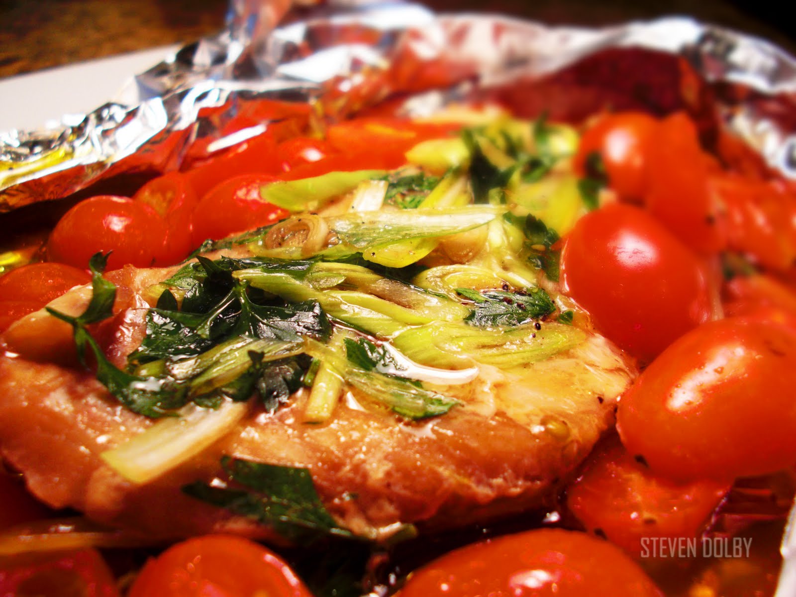 Grouper en papillote by Steven Dolby