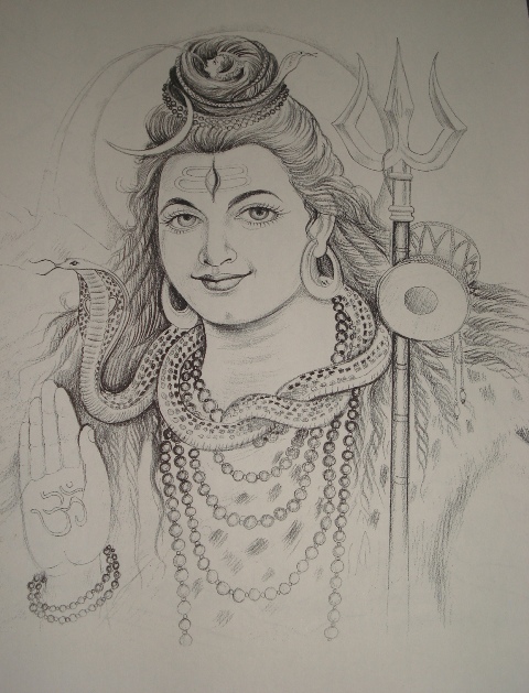 Sharmila Arts - Lord Shiva...pencil sketch | Facebook