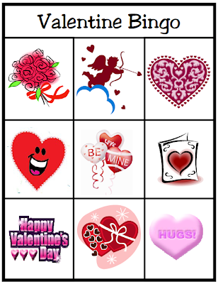 Valentine's Day Bingo For Preschoolers 1