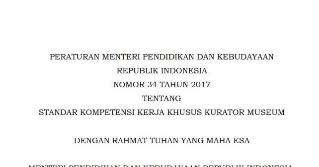 Download permendikbud ri nomor 34 tahun