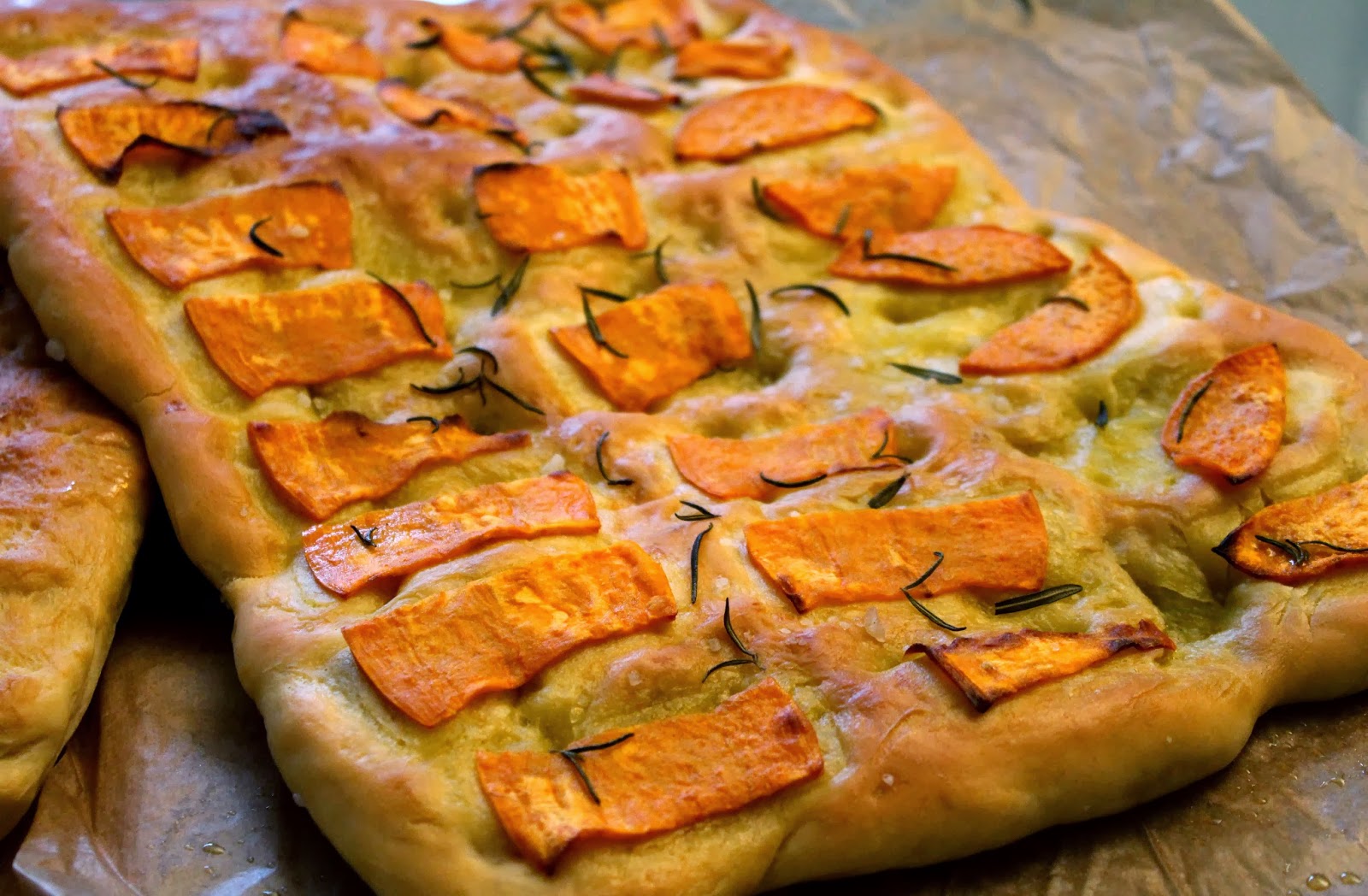 Amor&amp;Kartoffelsack: Focaccia mit Süßkartoffeln