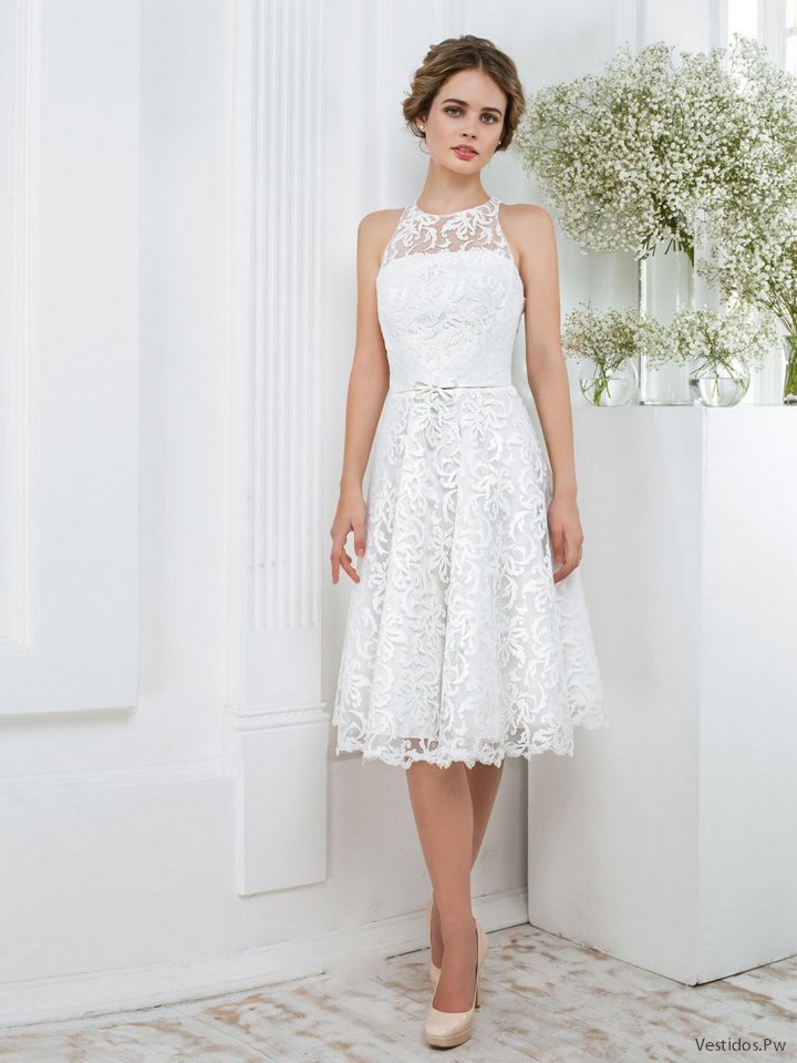 civil vestidos de novia cortos