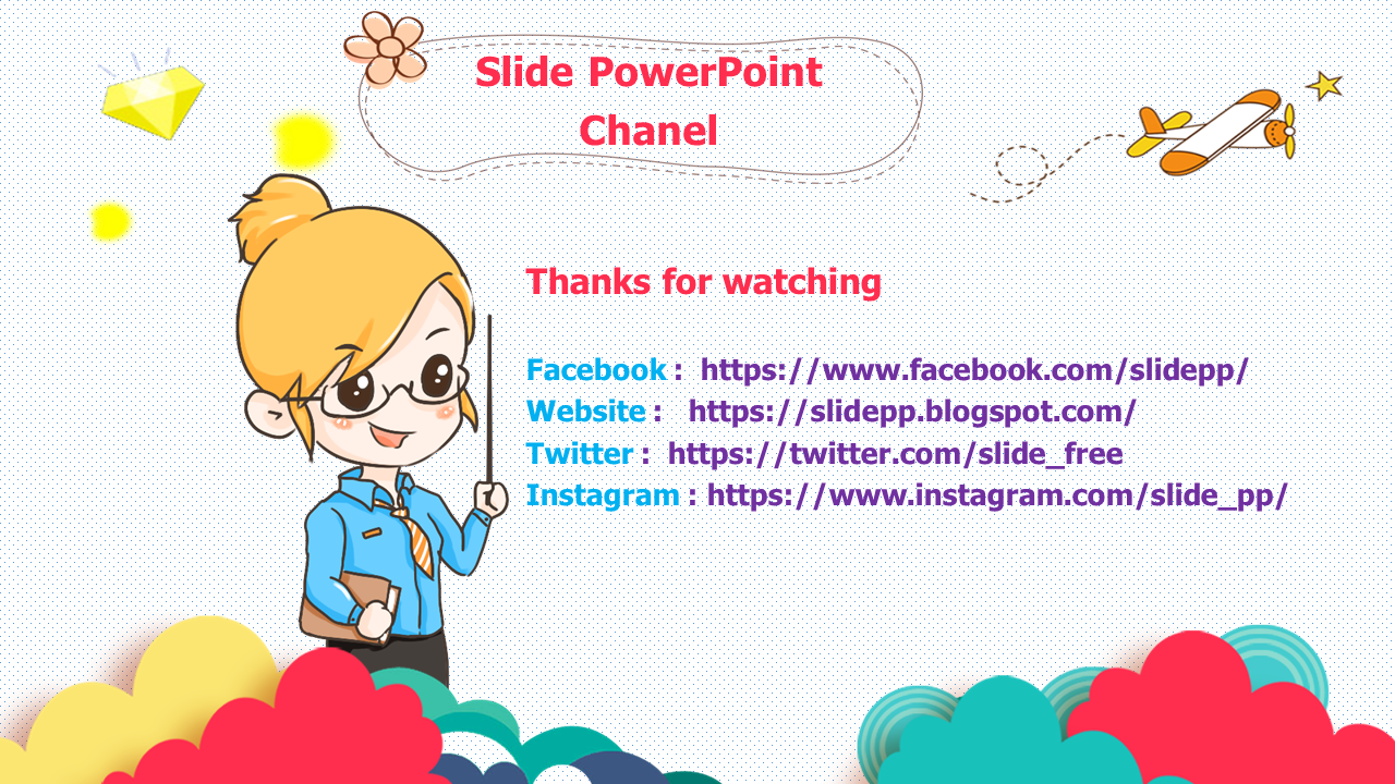 Template For PowerPoint Free Download Template For Teacher School 