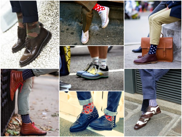 Мужские цветные носки: как и с чем носить?