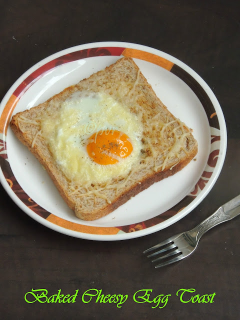Baked Cheese Egg Toast