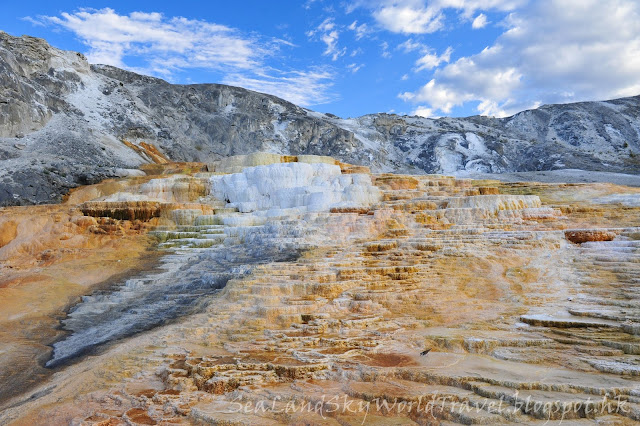 黃石國家公園, Mammoth Hot Springs, yellowstone national park 黃石國家公園, Mammoth Hot Springs, yellowstone national park