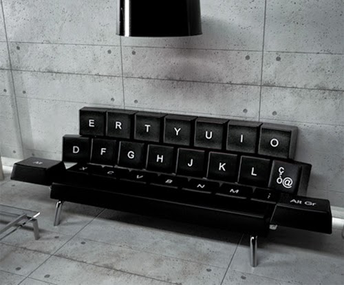 QWERTY Keyboard Sofa