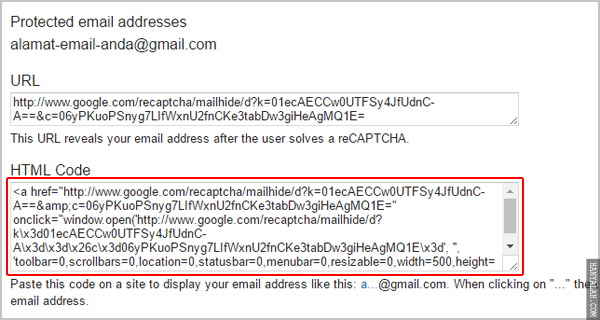 Tips Melindungi Alamat Email Anda dengan ReCAPTCHA