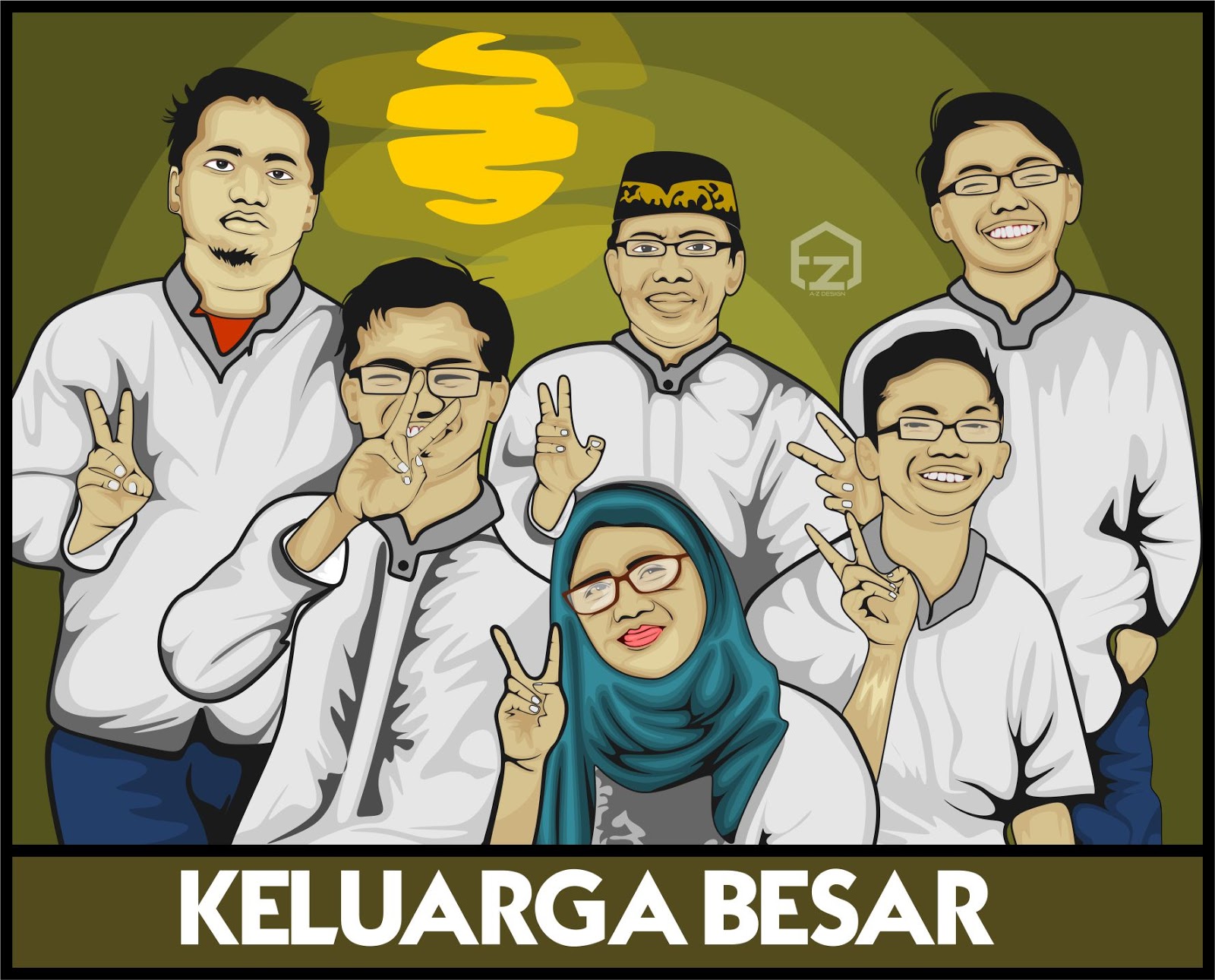 Vector Keluarga besar ~ Galeri - AZ Design