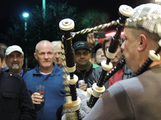 DSCN0027 ATLANTA SOCCER VETERANS PARTY WITH THE BAG PIPES AT THE FLORIDA CLASSIC