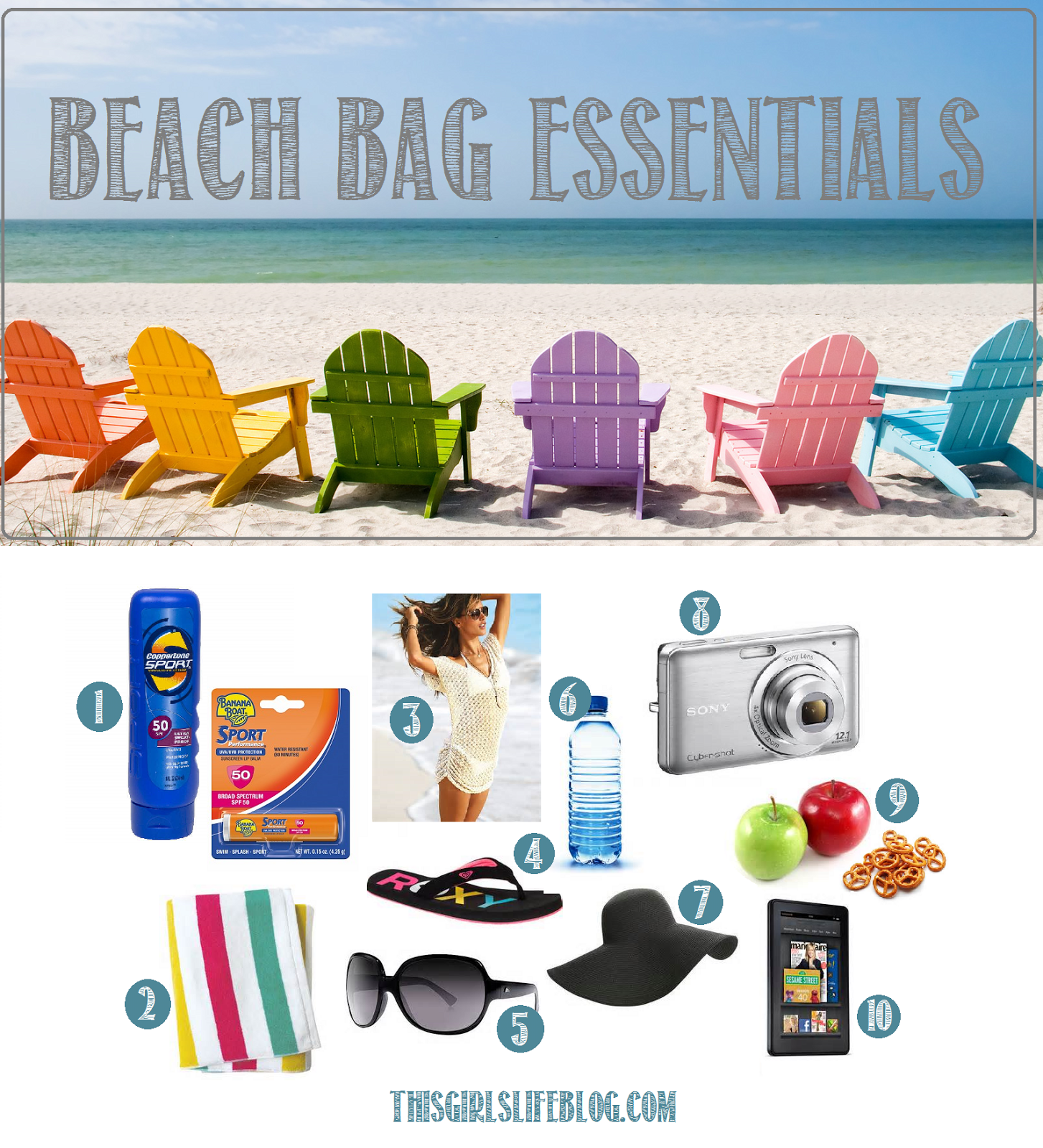 Beach  Pool Bag Essentials: 10 Summer Must Haves