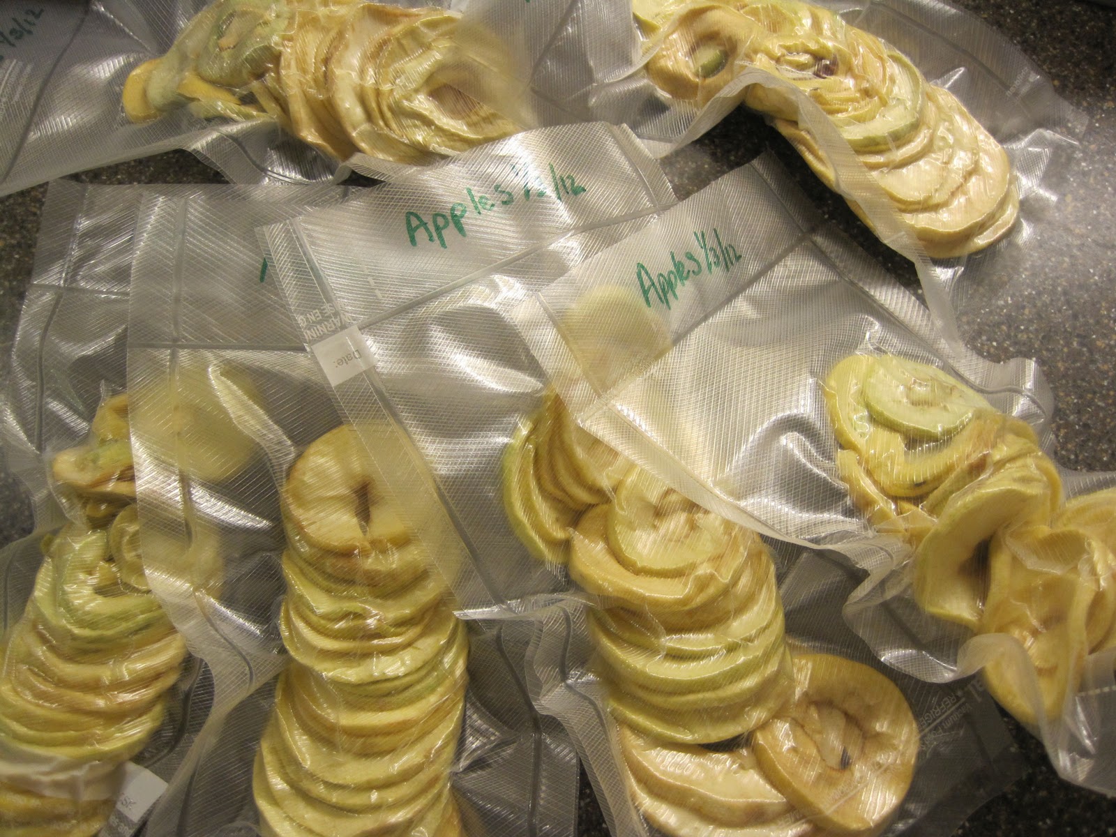 Spoons and Scissors Dehydrated Apples