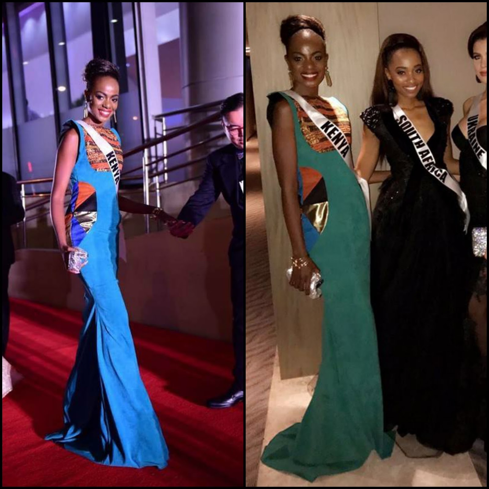 SASHES AND TIARAS.....Miss Universe 2016 Governors Ball Evening Gowns
