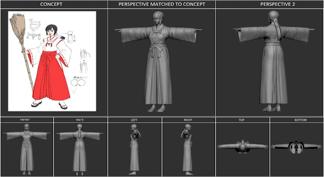 New character design & 3D model