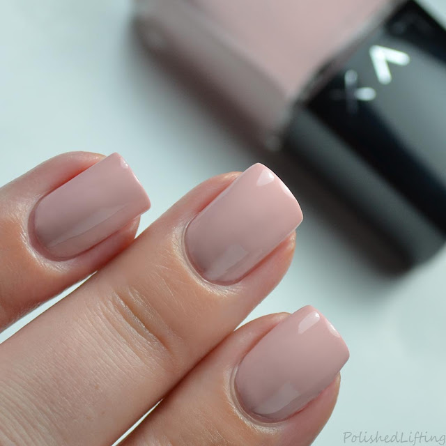 pale pink creme nail polish