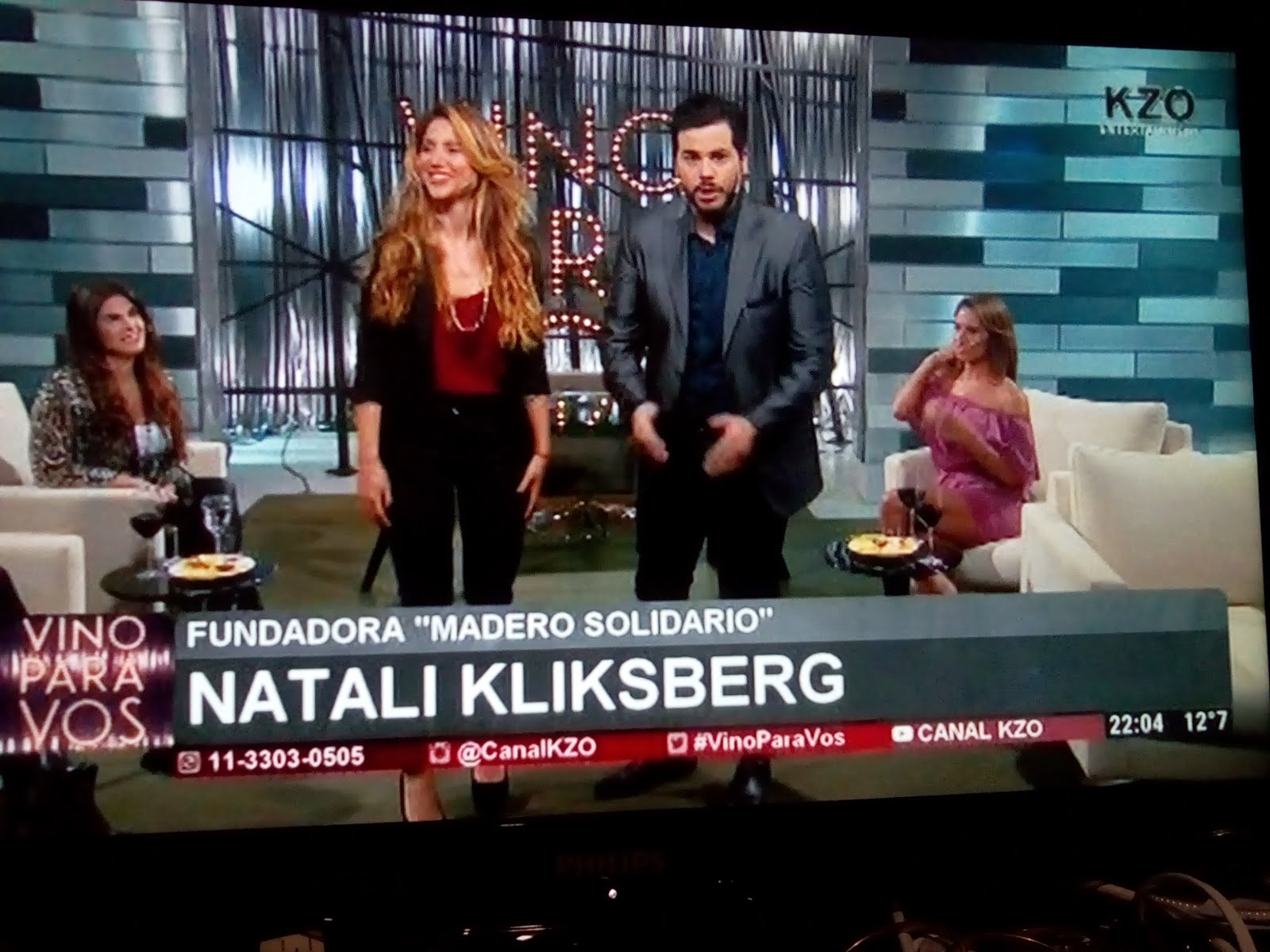 REPORTAJE A NATALI EN TV