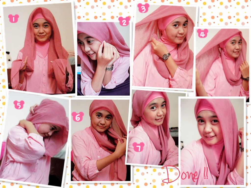 Tutorial Kerudung Segi Empat Simple Terbaru Tutorial Kerudung Segi Empat Simple Terbaru