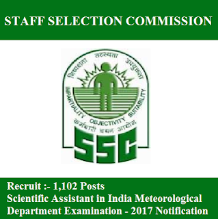 SSC Admit Card 2017 | 1102 Posts | Scientific Assistant Jobs | Sarkari Naukri Staff Selection Commission, SSC, SSC Admit Card, Admit Card, ssc logo