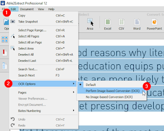 طريقة تحويل ملفات pdf المحفوظة من Scanner الى word طريقة تحويل ملفات pdf المحفوظة من Scanner الى word