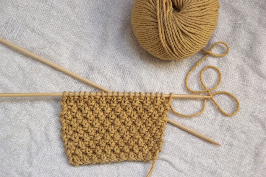 Punto de arroz doble