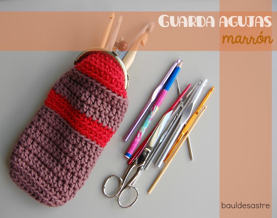 guarda agujas a ganchillo