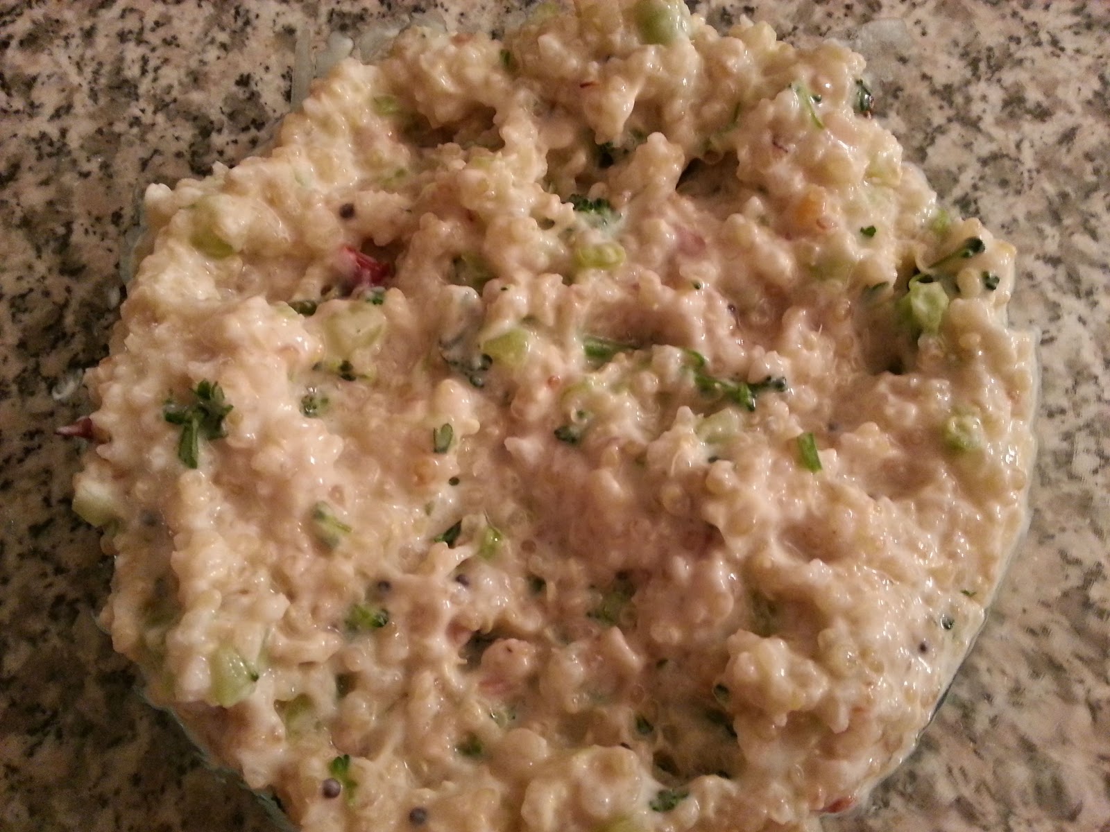 Healthy and Tasty Broccoli Curd Quinoa