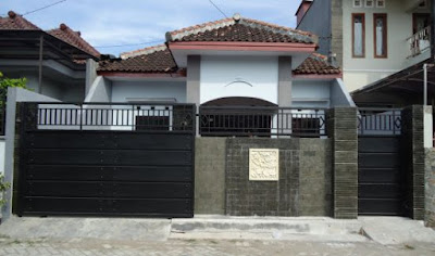Pagar Batu Alam Full Besi