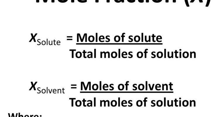 E-Lifes: Calculate of mole fraction of solution in molality