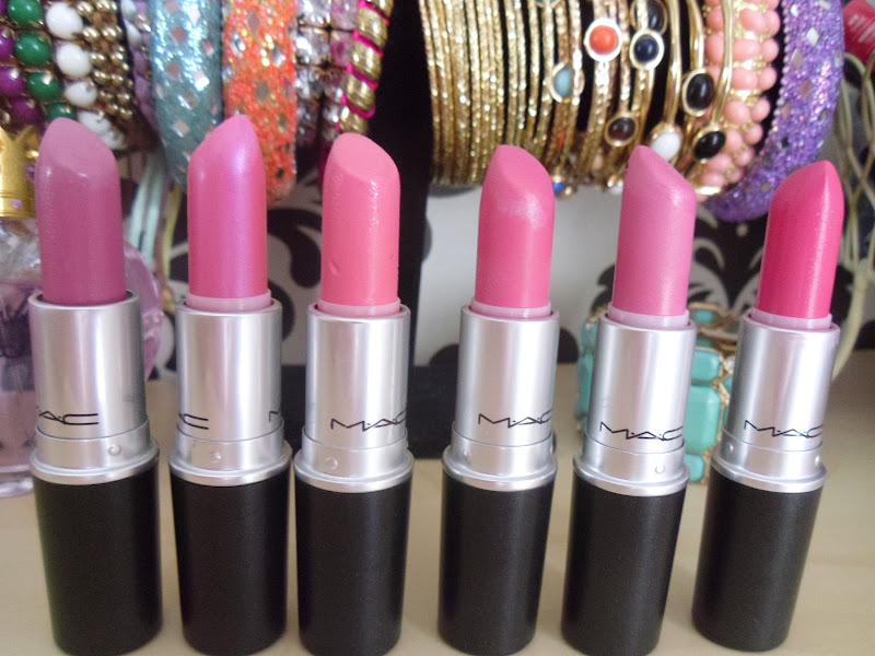 Mac Nude/Pink Lipstick Collection 2012 Mac Pink Lipstick Collcetion