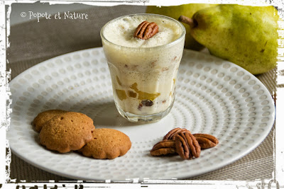 © Popote et Nature - Tiramisu aux poires caramélisées et aux noix de pécan