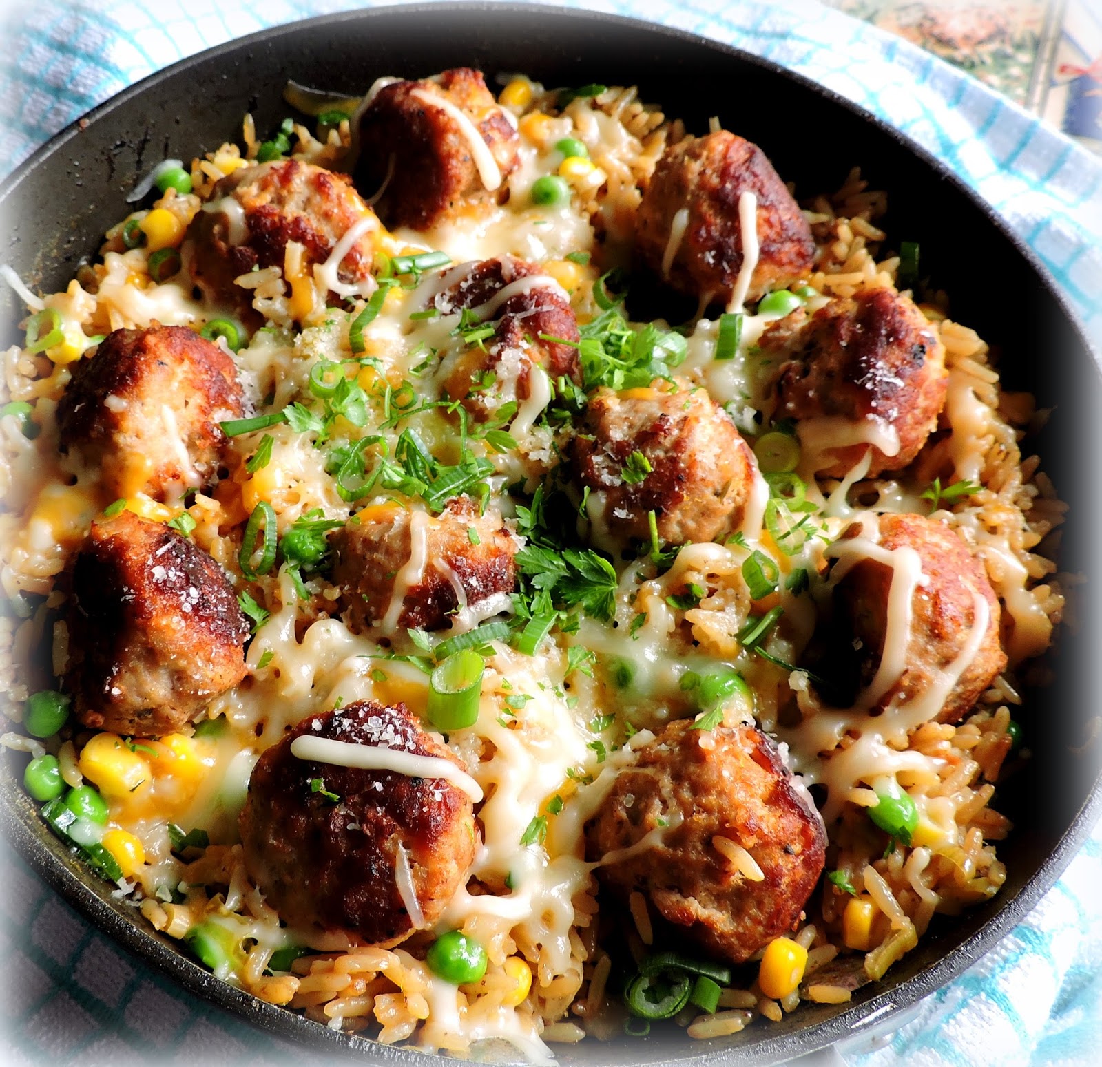 Turkey Meatballs and Lemon Rice The English Kitchen