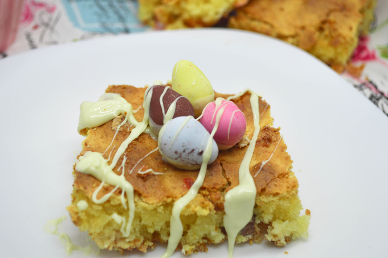 Brownie de Chocolate Blanco y Coco