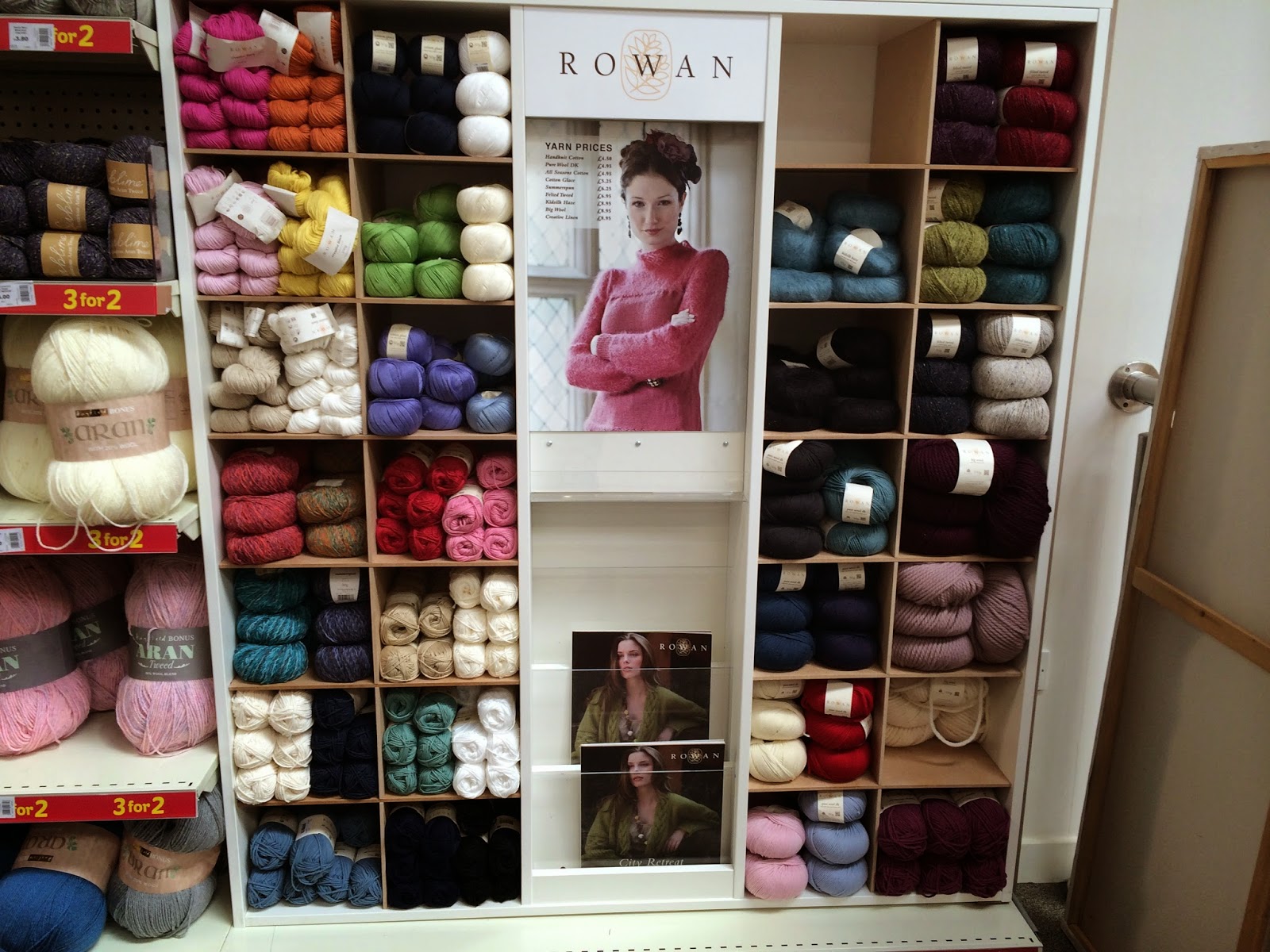 Confessions of an Oxfordshire stitcher Hobbycraft visit new W.I. yarns!