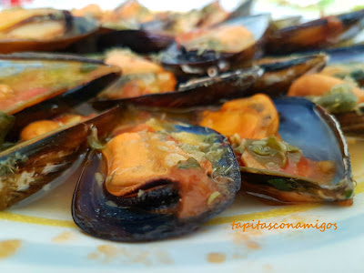 Mejillones a la hierbabuena