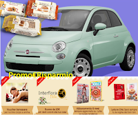 Raccolta punti Matilde Vicenzi: premi sicuri e vinci Fiat 500 Logo Raccolta punti Matilde Vicenzi: premi sicuri e vinci Fiat 500