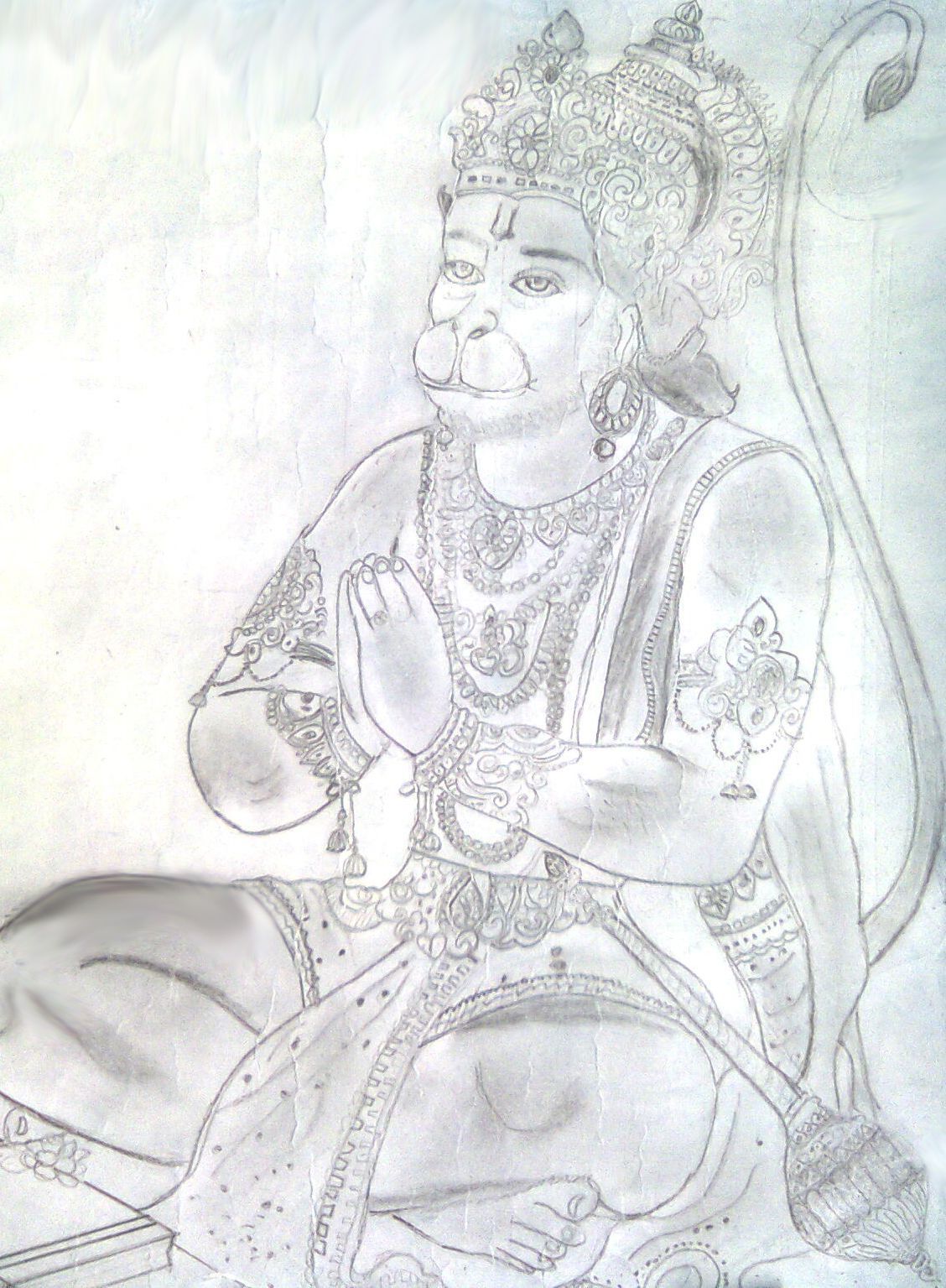 Hanuman Drawing Pencil